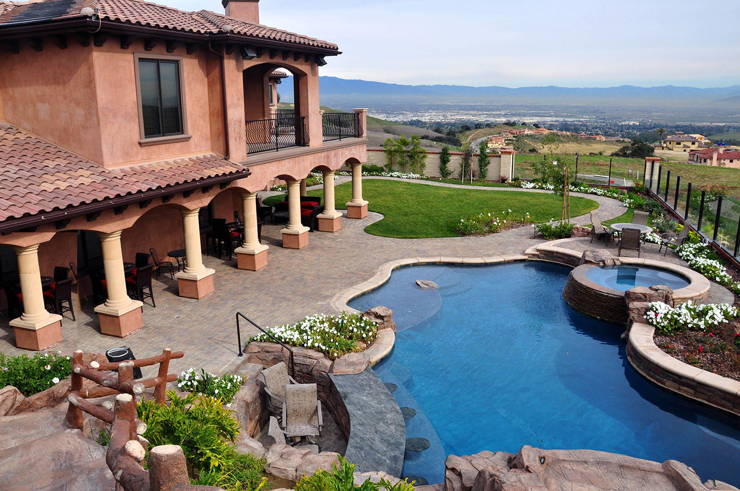 Impressive Swimming Pool in Vellano, Chino Hills, Ca